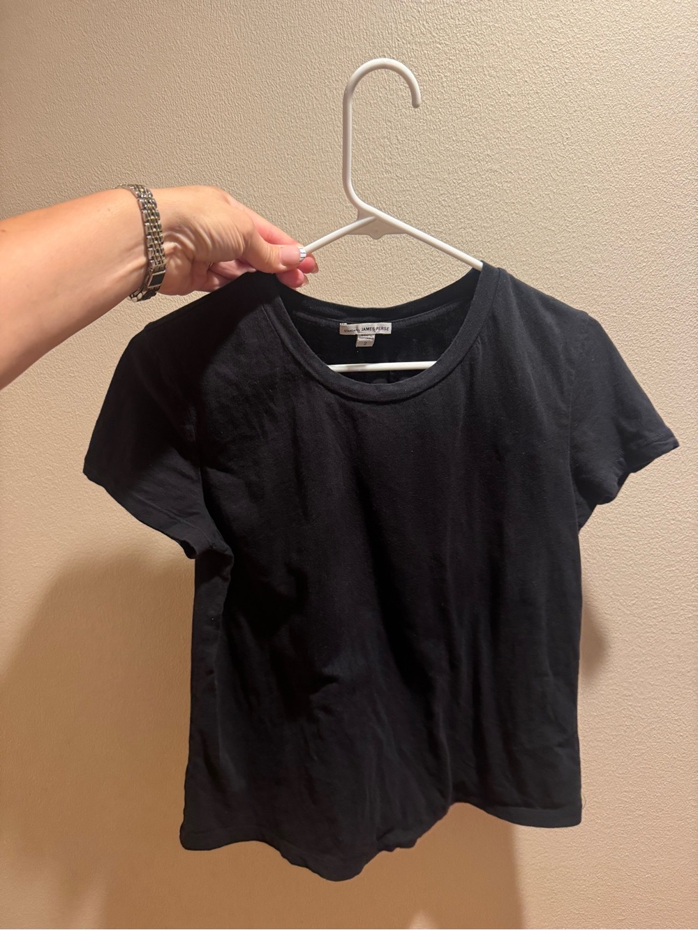 James Perse classic black tee